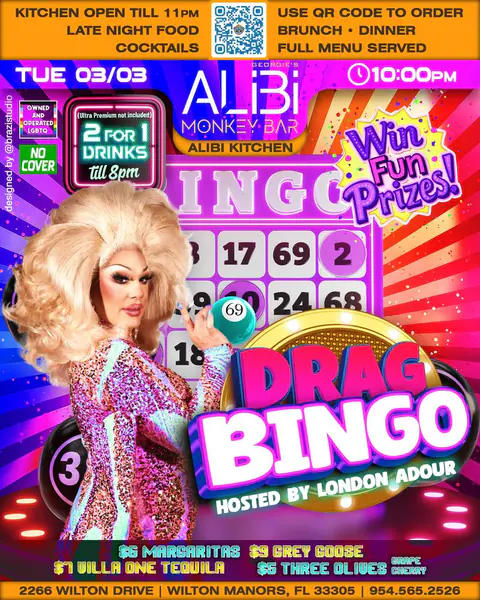 Drag Bingo poster